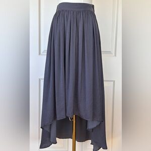 Zara Basic Brand High Low Skirt Elastic‎ Waist Pull On Size XS